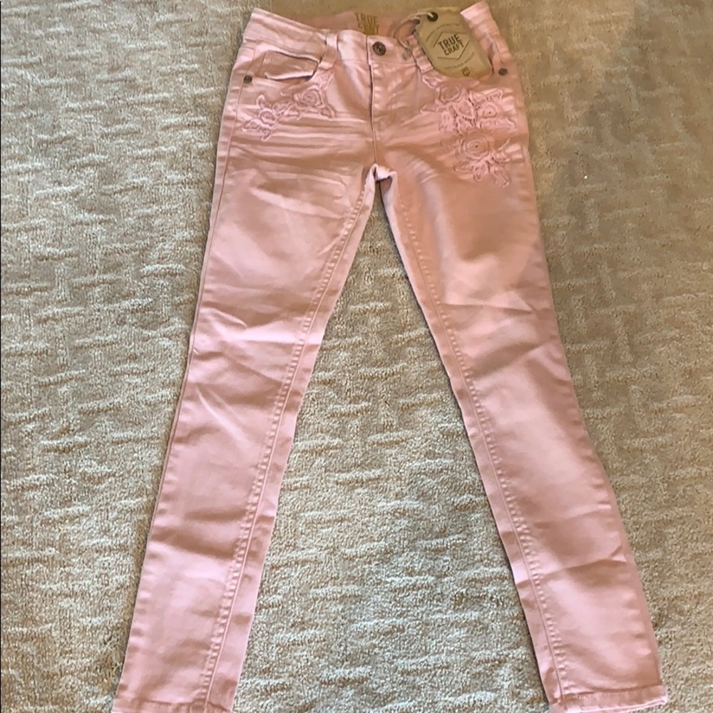 Girl’s True Craft Pink Skinny Jeans, Size 10